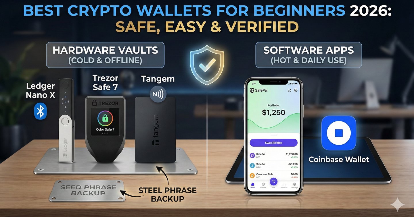 Best Crypto Wallets for Beginners 2026: Safe, Easy & Verified | Snout0x  Journal