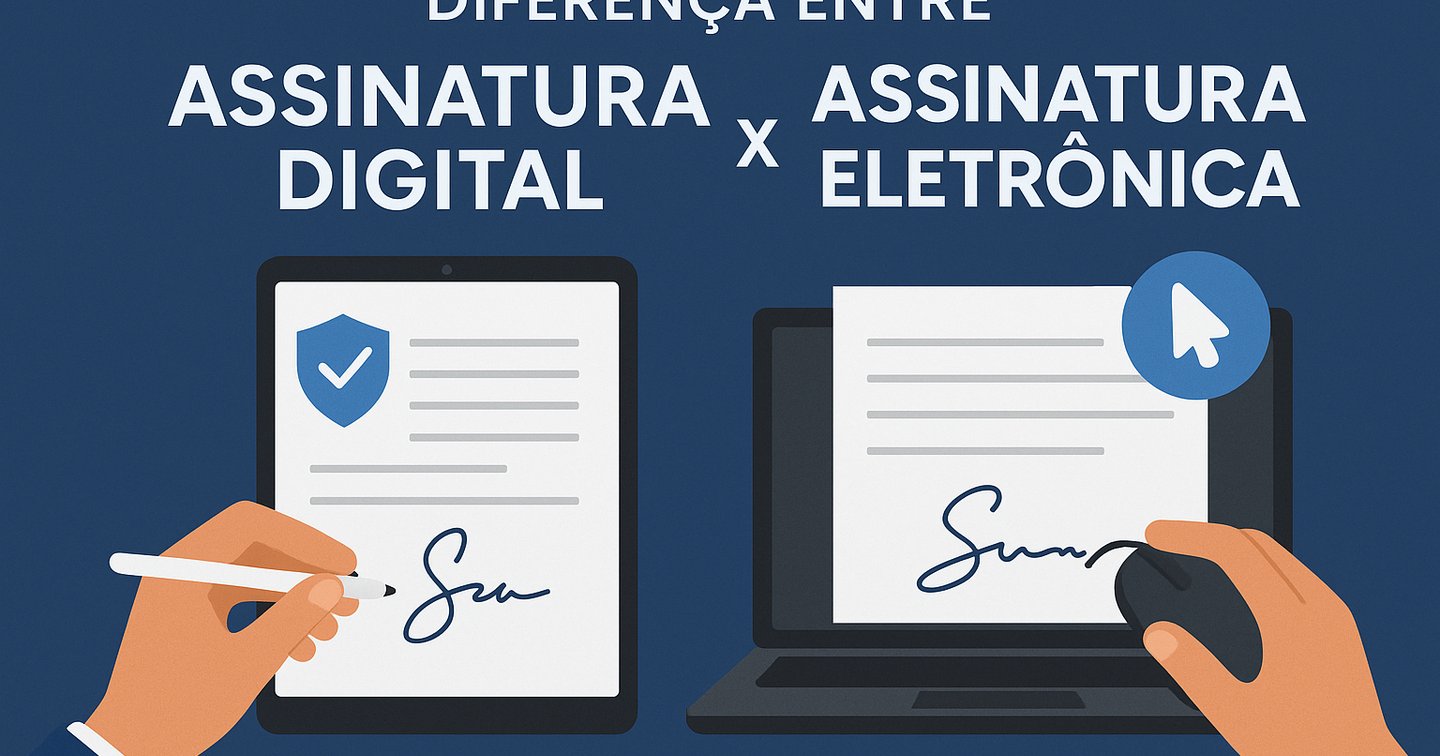 Diferença entre Assinatura Digital e Assinatura Eletrônica: o que você ...