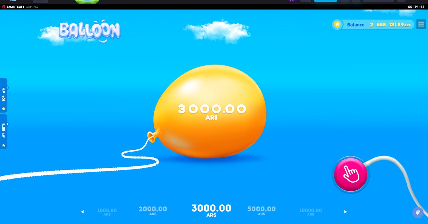 Reseña del juego Balloon de SmartSoft para jugadores venezolanos