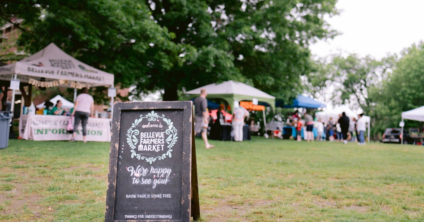 Bellevue Farmers Market in 3-7 Pm in Bayne Park, IN