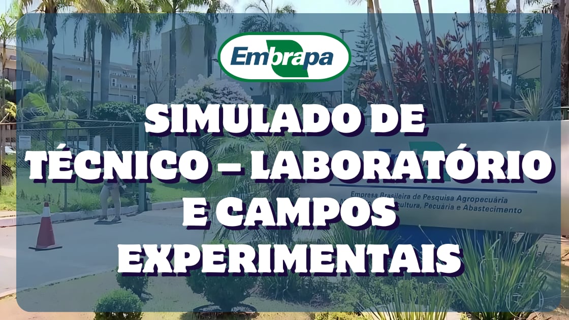 Embrapa: Simulado para o Técnico – Laboratório e Campos Experimentais ...