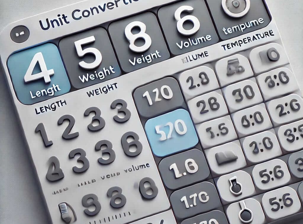 ONLINE UNIT CONVERSION visual data 3