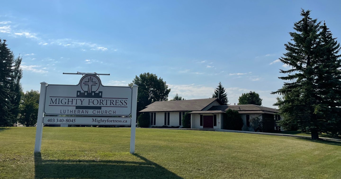 Mighty Fortress Evangelical Lutheran Church logo