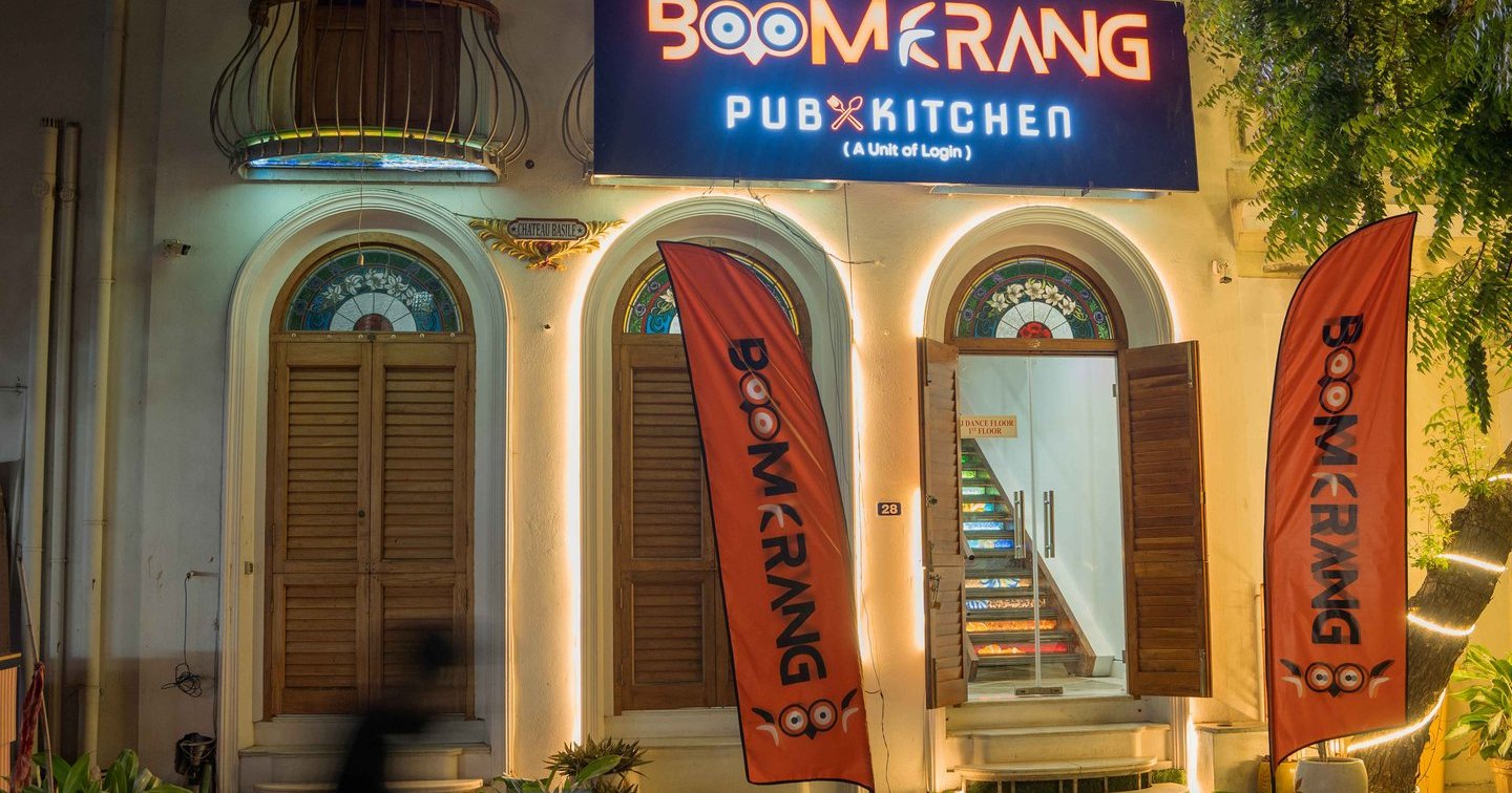 Best Restaurants in White Town Pondicherry | Boomerang Pub & Kitchen