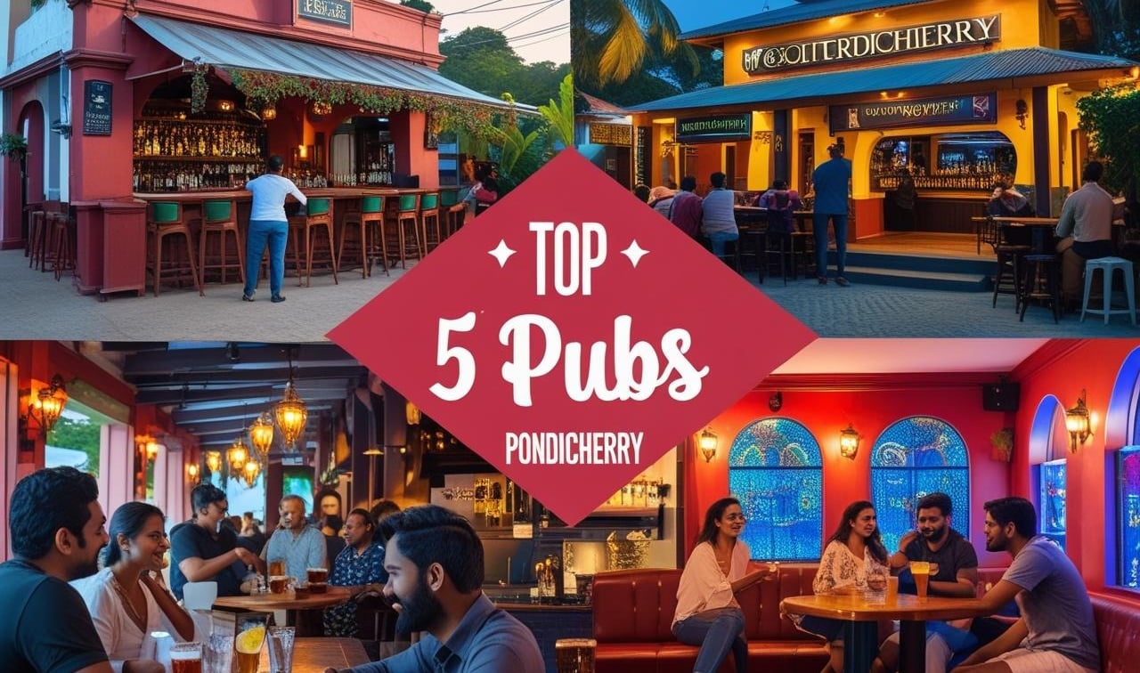 Top 5 Pubs in White Town, Pondicherry
