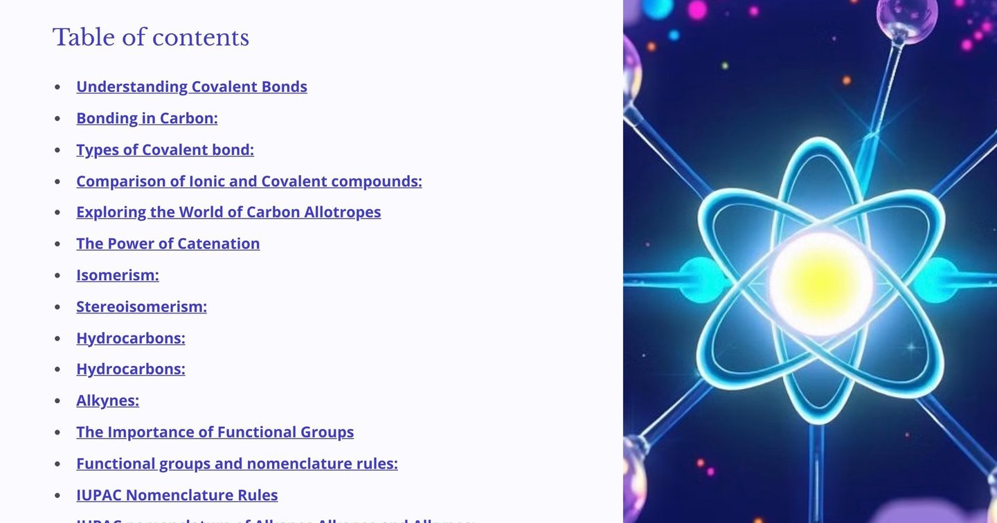 Class 10 Chemistry Notes Aligned with CBSE Syllabus | otgscience