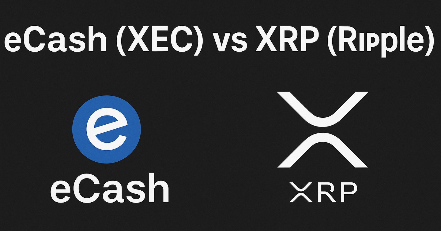 eCash (XEC) vs XRP (Ripple): diferencias reales entre dos visiones opuestas  del dinero electrónico | We Are XEC