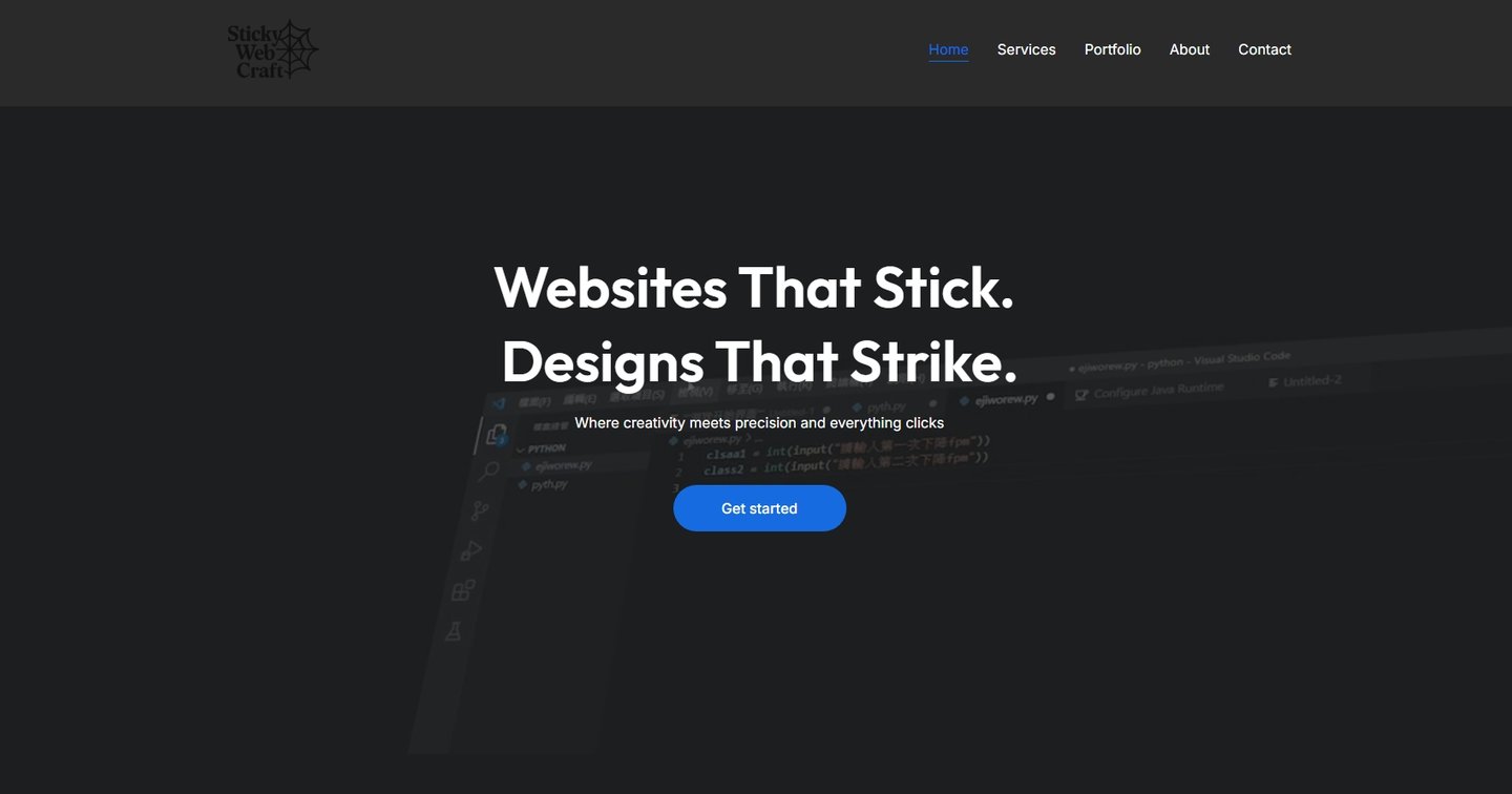Explore Sticky Web Craft's Unique Web Design | Sticky Web Craft