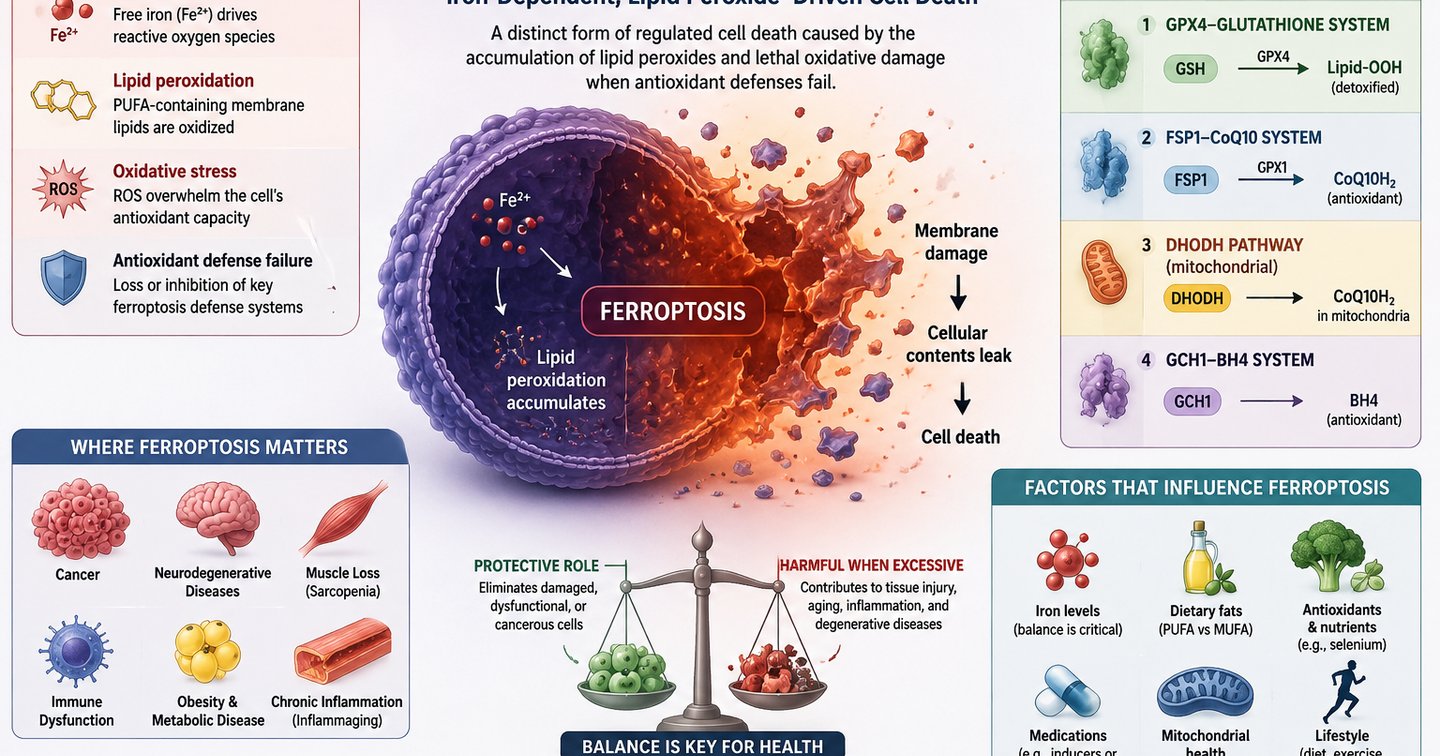 Ferroptosis Explained: The Iron-Driven Cell Death Linked to Cancer, Aging & Alzheimer's | DR T S DIDWAL Ferroptosis Explained: The Iron-Driven Cell Death Linked to Cancer, Aging & Alzheimer's | DR T S DIDWAL