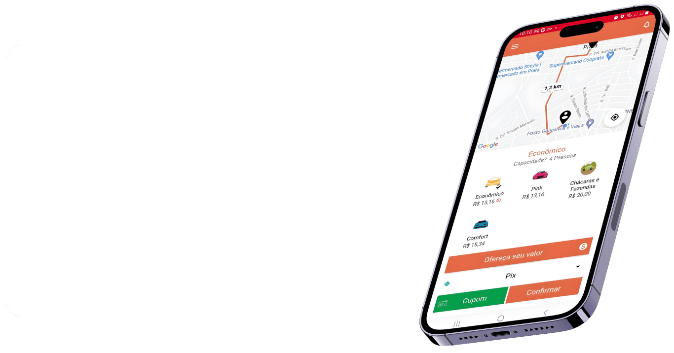 Celular com a tela do aplicativo Apktem.