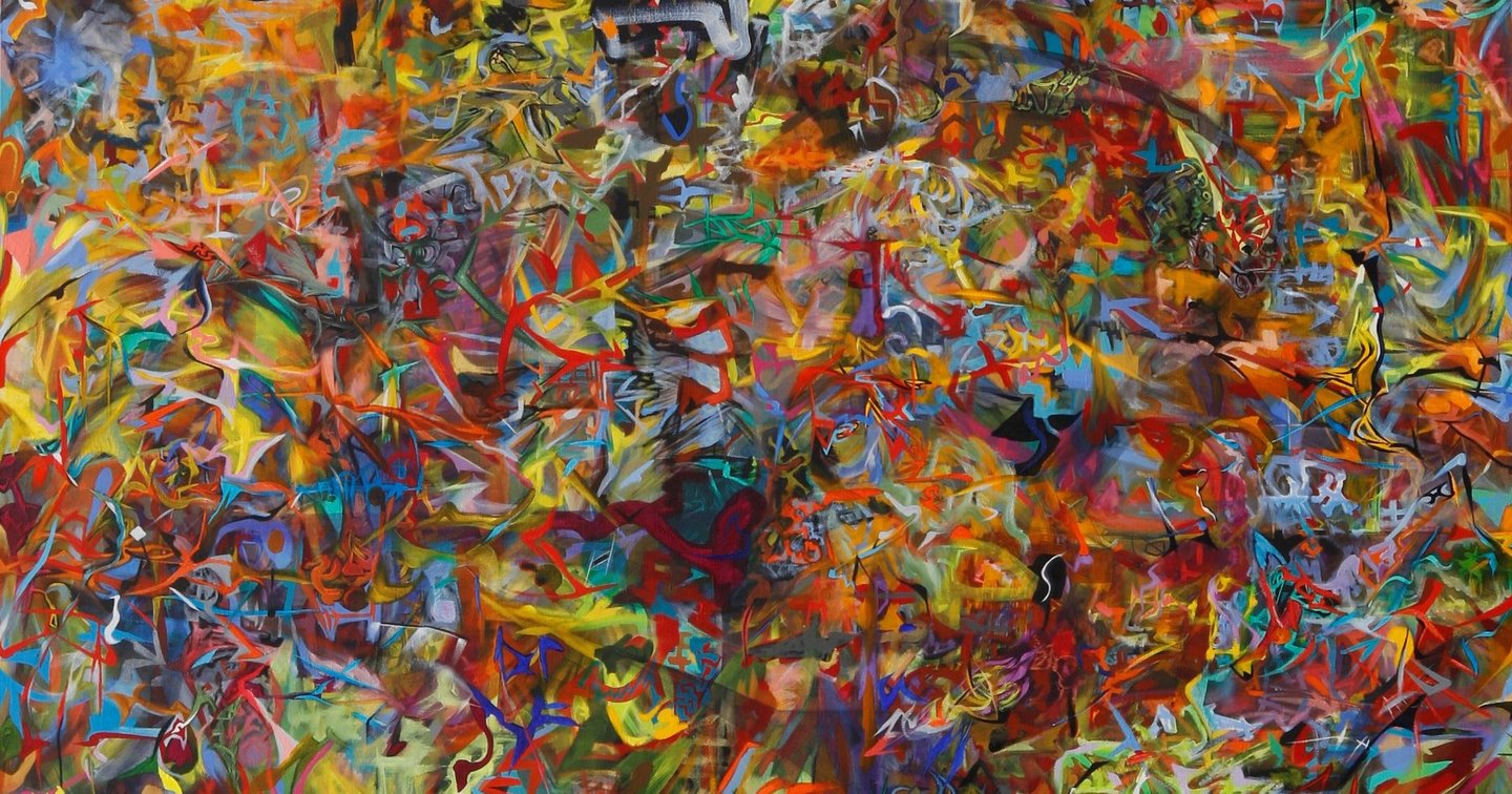 Oil painting from new art collection by South African artist Gavin John Risi, Abstract Surrealism 