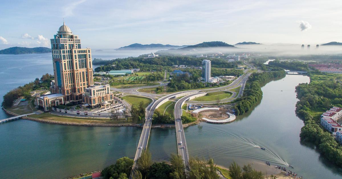 The Sabah State Administrative Centre in Kota Kinabalu