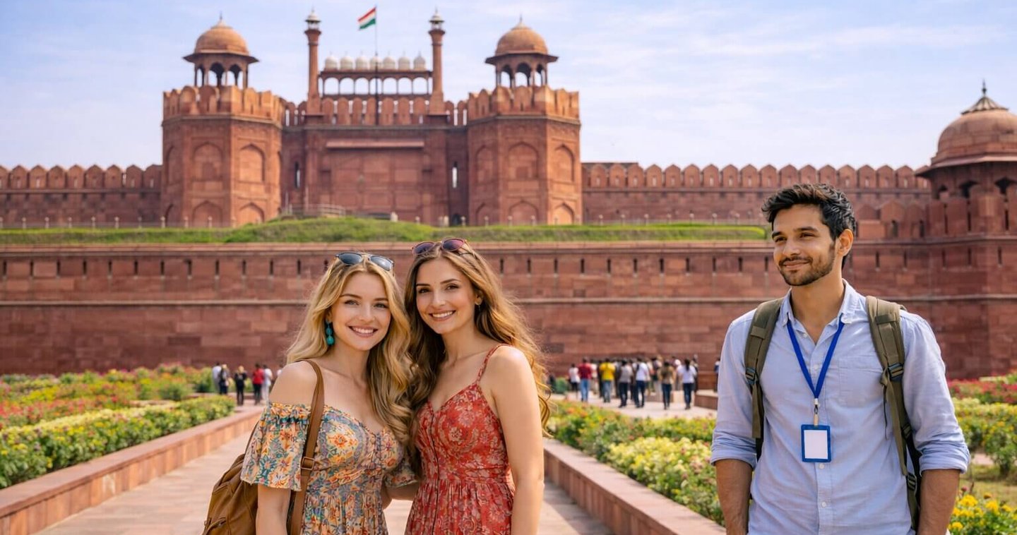 The Red Fort in Delhi