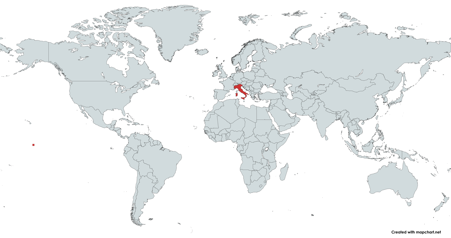 Vatican City on World Map