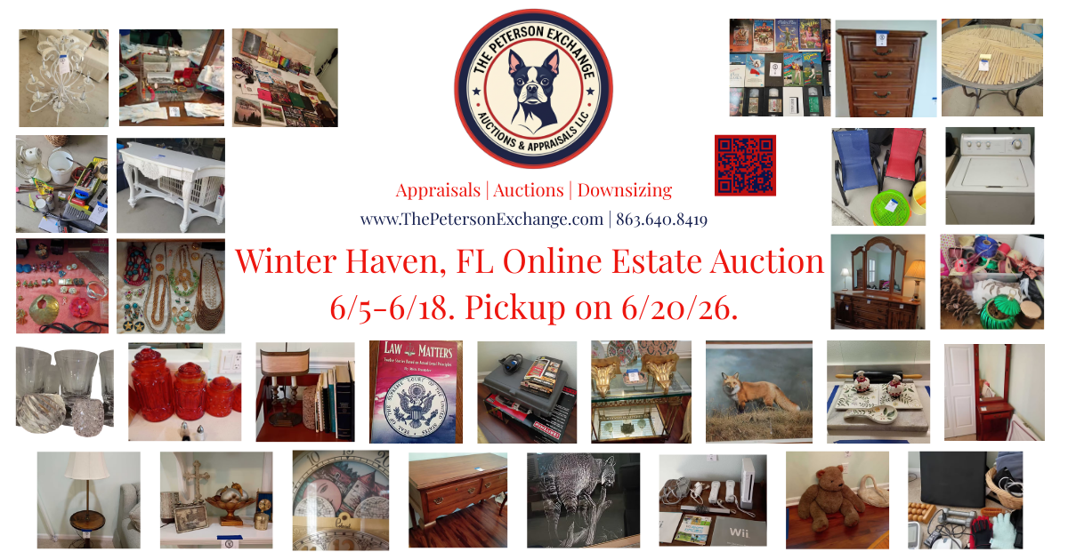 Online Estate Auction The Peterson Exchange 