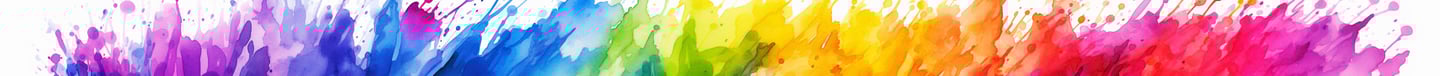 a colorful painting of a rainbow - colored background