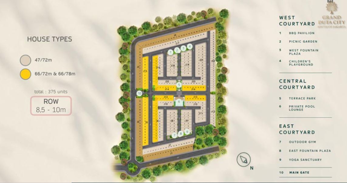 grand duta city parung site plan