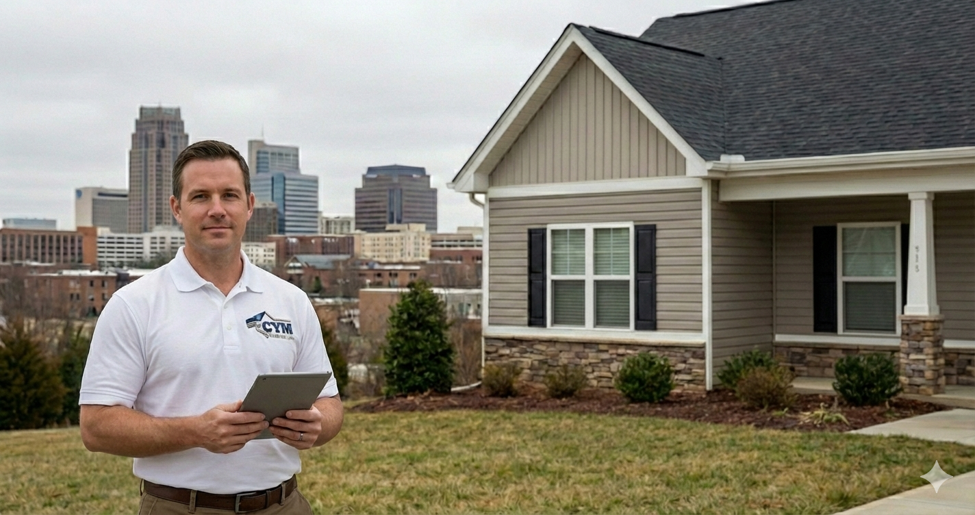 Local Durham NC contractor offering roofing siding seamless gutters and exterior painting services