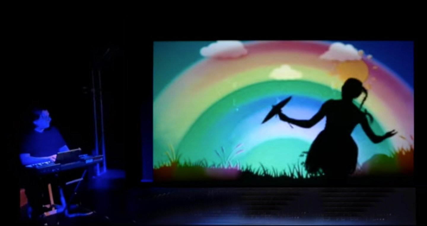 spectacle musical ombre chinoise sur le thème des sens