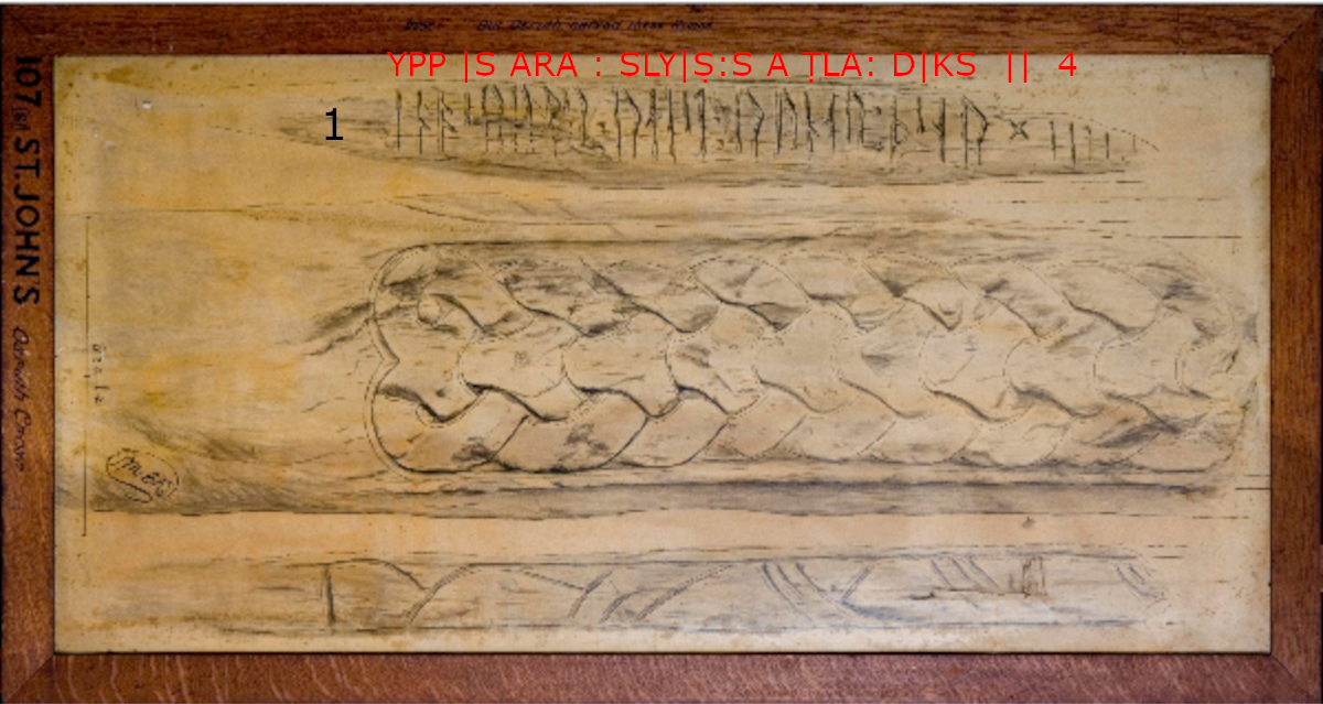 Viking Osruth Rune Stone (800 CE) Isle of Man