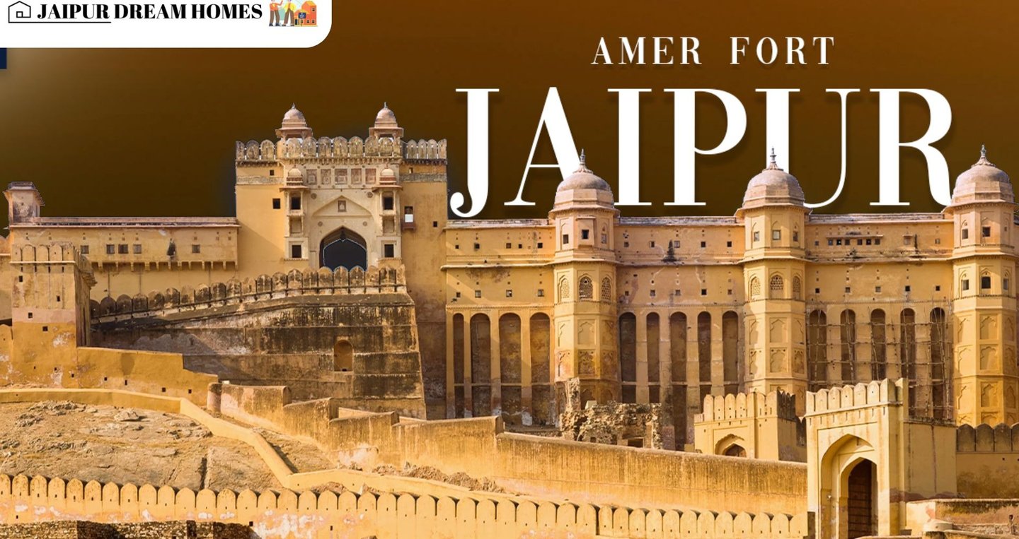 Jaipur Pink City travel guide, Amer Fort hilltop fort with Maota Lake view, Hawa Mahal palace of win
