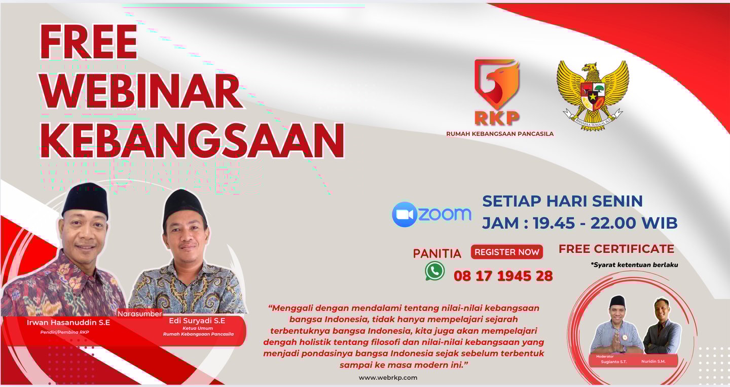Program Free Webinar Kebangsaan