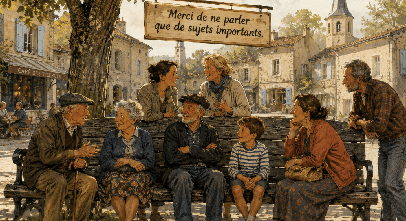 Le banc des bavards. Une fable de Laure Nofel à lire gratuitement