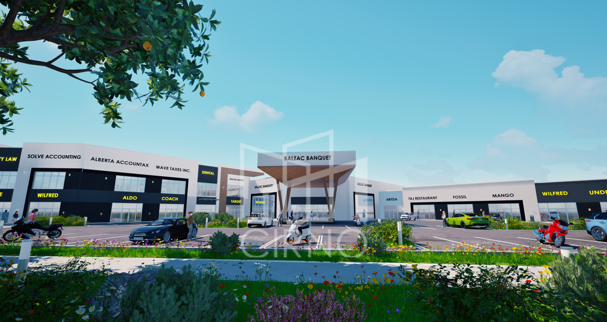 Commercial units and Banquet Hall in Calgary Alberta designed by Cirno Design 