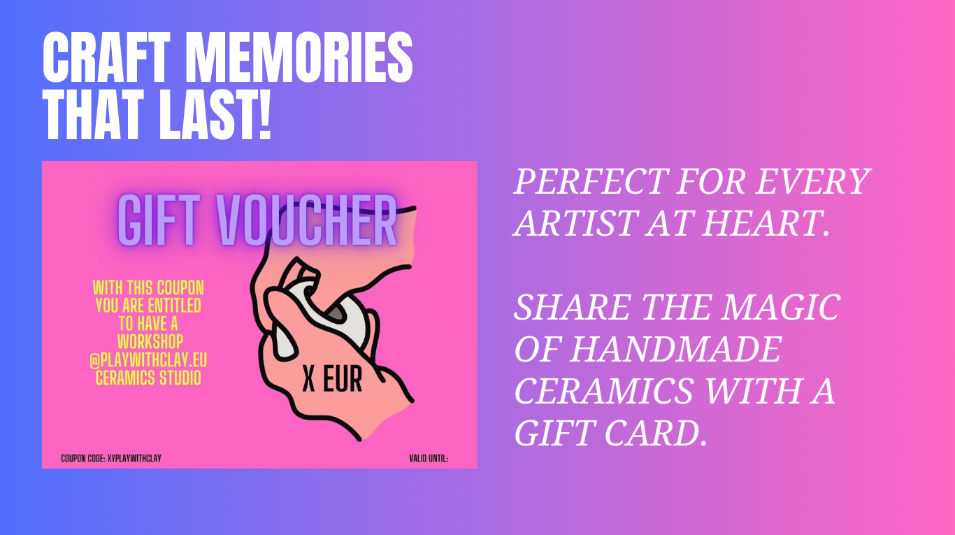 Ceramic gift card christmas gift keramikos dovanų kortelė