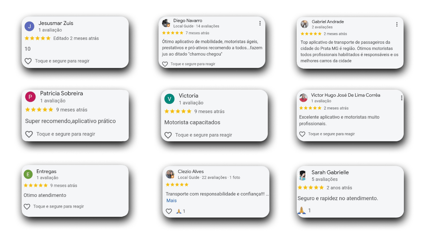 Avaliação do aplicativo Apktem no Google.