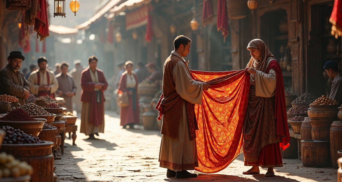 Trade markets along the silk road