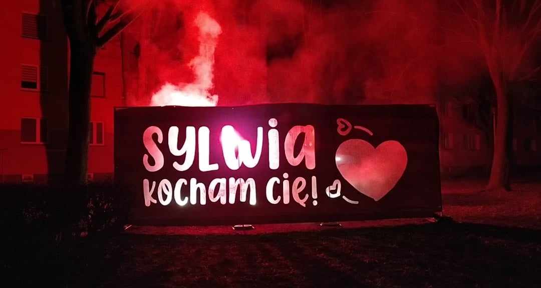 pirofolia kocham cie oryginalne wyznanie miłości pirotechnka