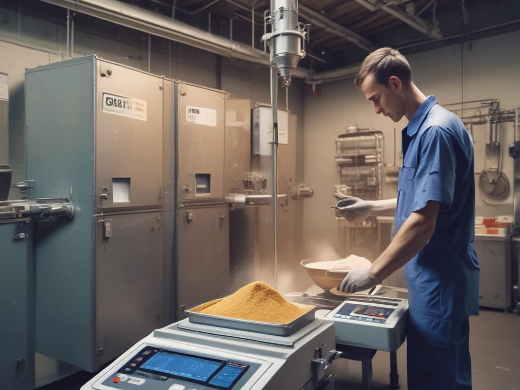 A dimly lit room features a prominent illuminated sign displaying the words 'Sysco LABS.' Below the sign are office desks with various electronic devices, including laptops and cables. The lighting creates a cool and professional atmosphere.