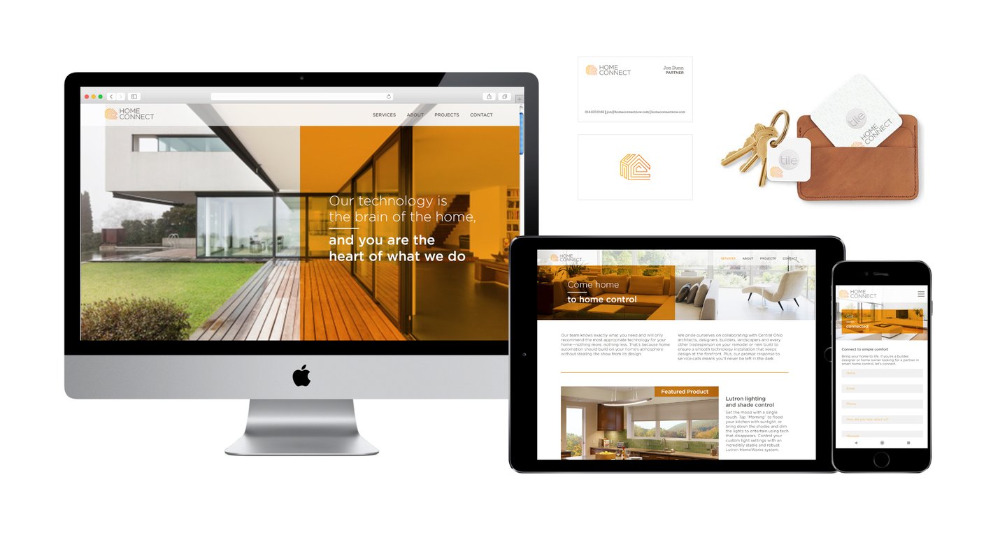 Home Connect Branding and Web Design
