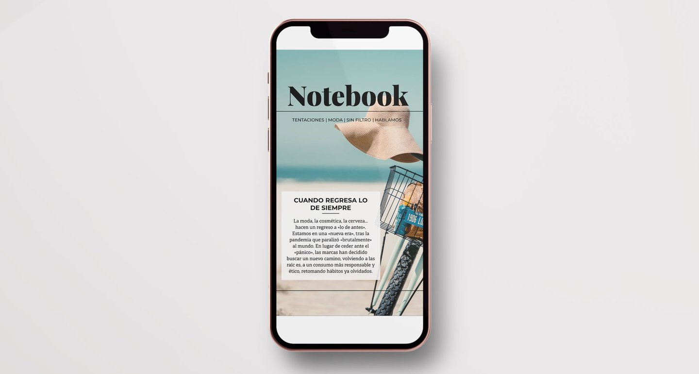 diseño editorial revista con webpublication