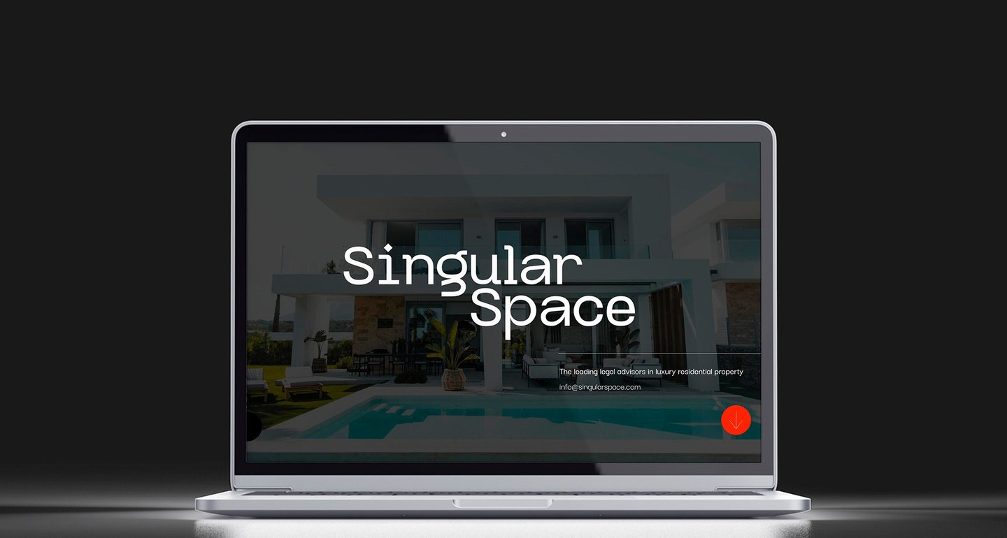 diseño web Singular Space