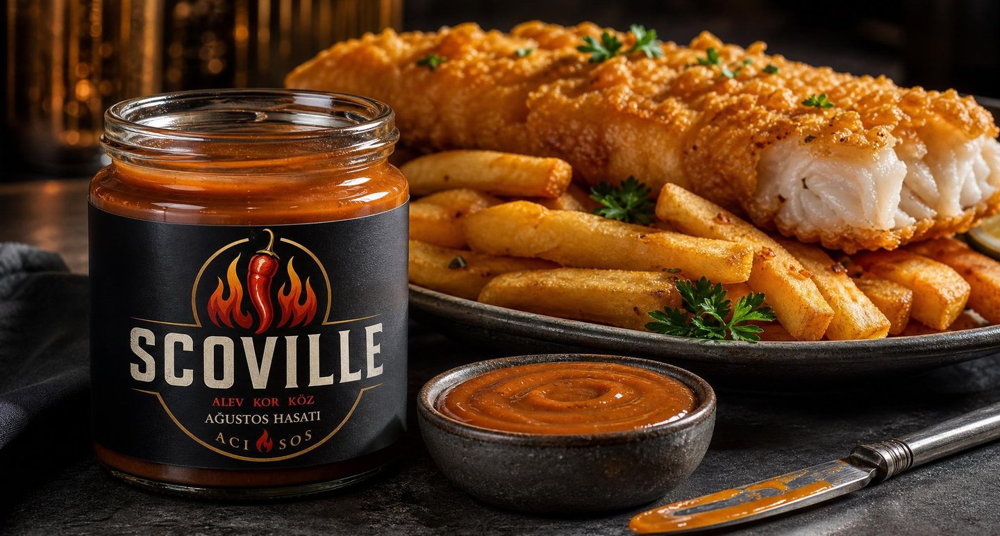 Scoville Sos ve Fish and chips