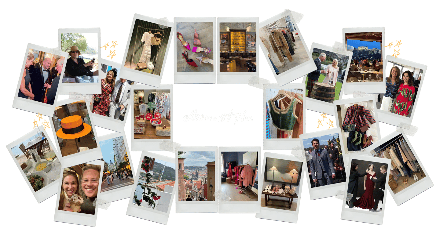 dhm.style fashion and lifestyle styling collage with polaroid-style photography.