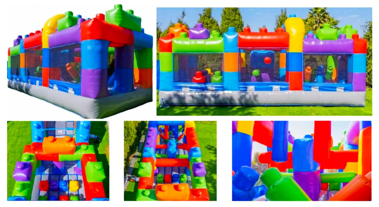 Block Party Obstacle Course Run-Through. Bookings 832-216-8423