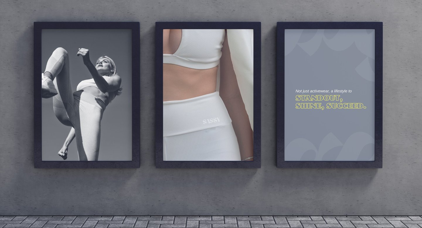 Mockup de Conjunto de tres banners