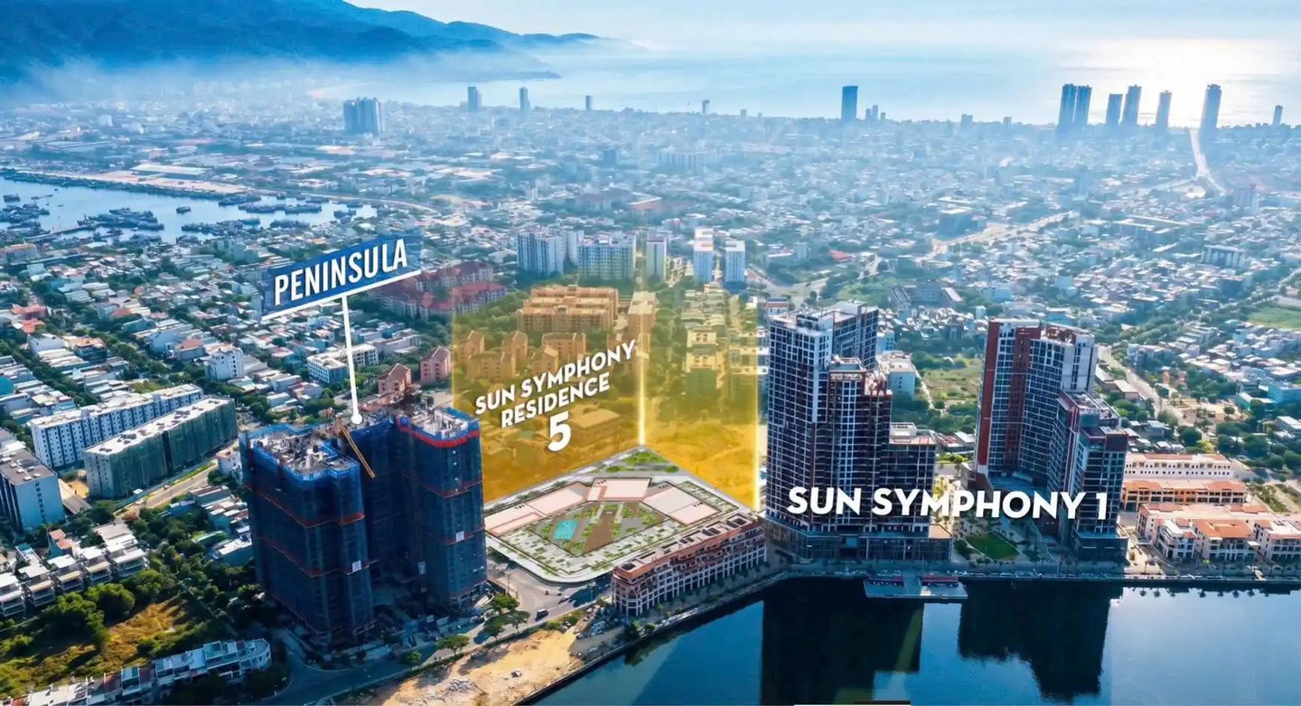 VỊ TRÍ THỰC TẾ DỰ ÁN SUN SYMPHONY 5 ĐÀ NẴNG