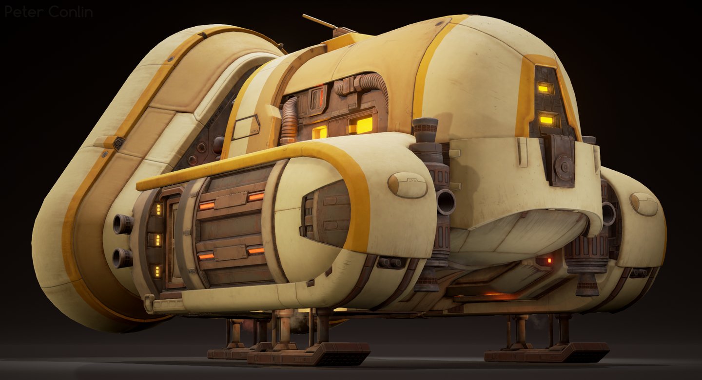 a futuristic looking spaceship - like object with a futuristic design