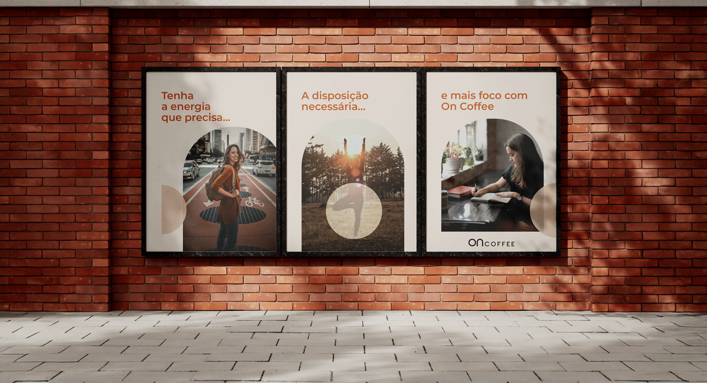 Projeto On Coffee – Projeto de Identidade de marca feito pelo Estúdio Criativo Voluca