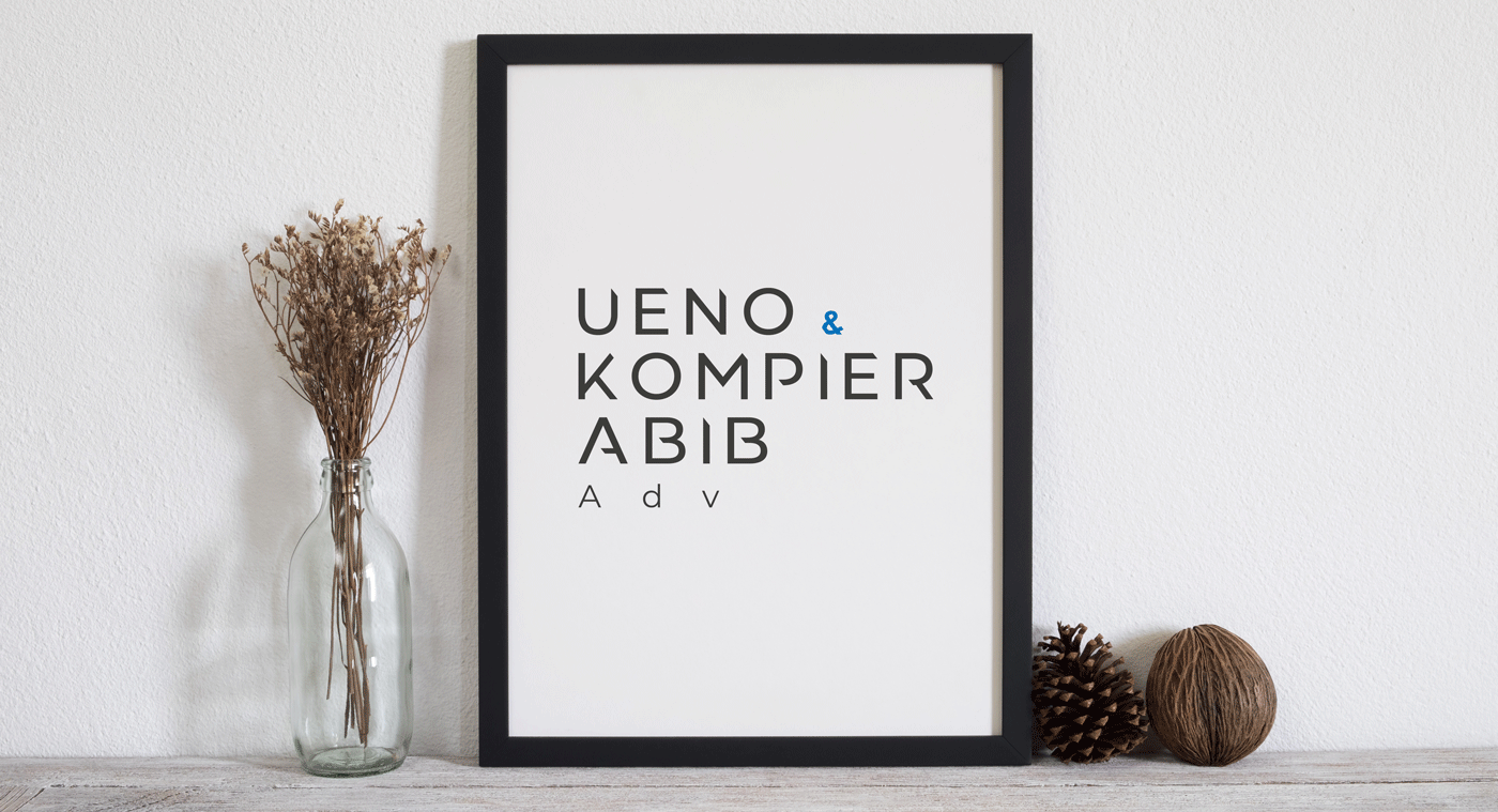 Projeto Ueno & Kompier Abib – Projeto de Identidade Visual feito pelo Estúdio Criativo Voluca