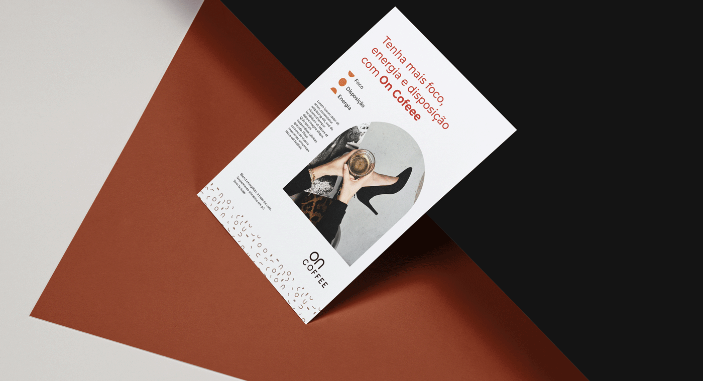 Projeto On Coffee – Projeto de Identidade de marca feito pelo Estúdio Criativo Voluca