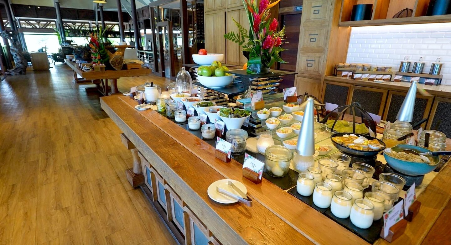 Conrad Resort Bora Bora breakfast