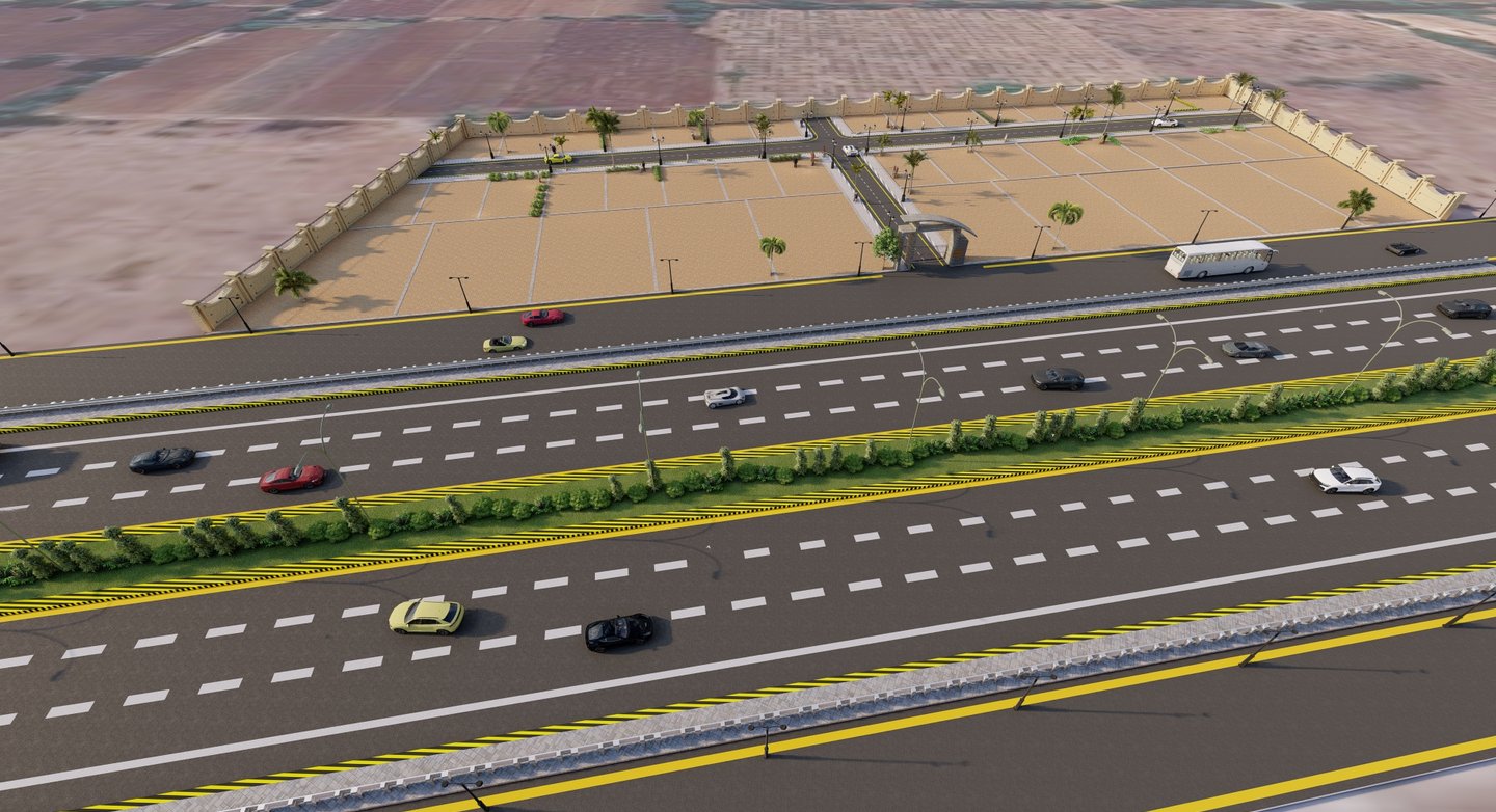 residential layuts with the highway