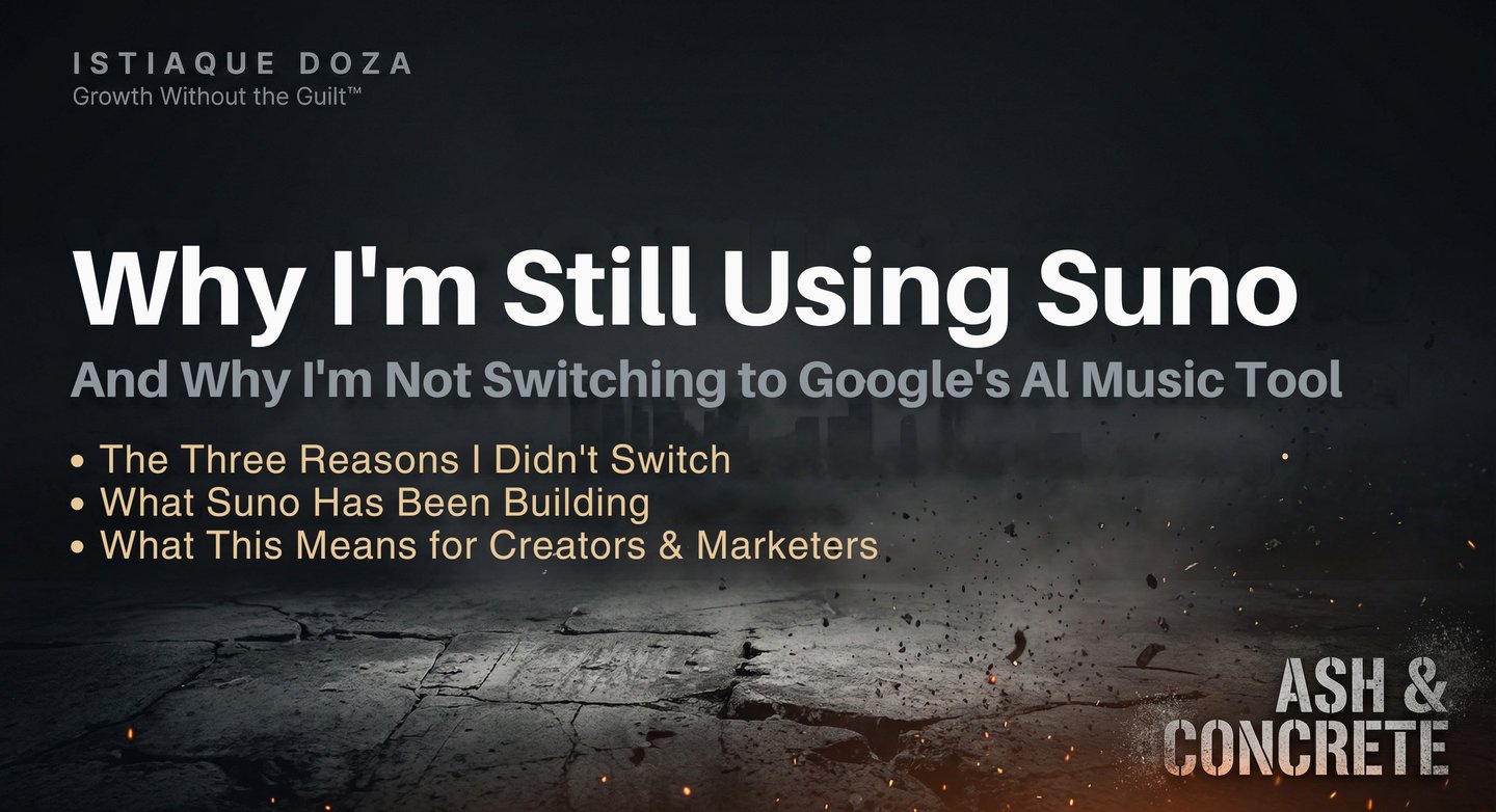 Comparison of Suno and Google AI music tools for creators and digital marketers.