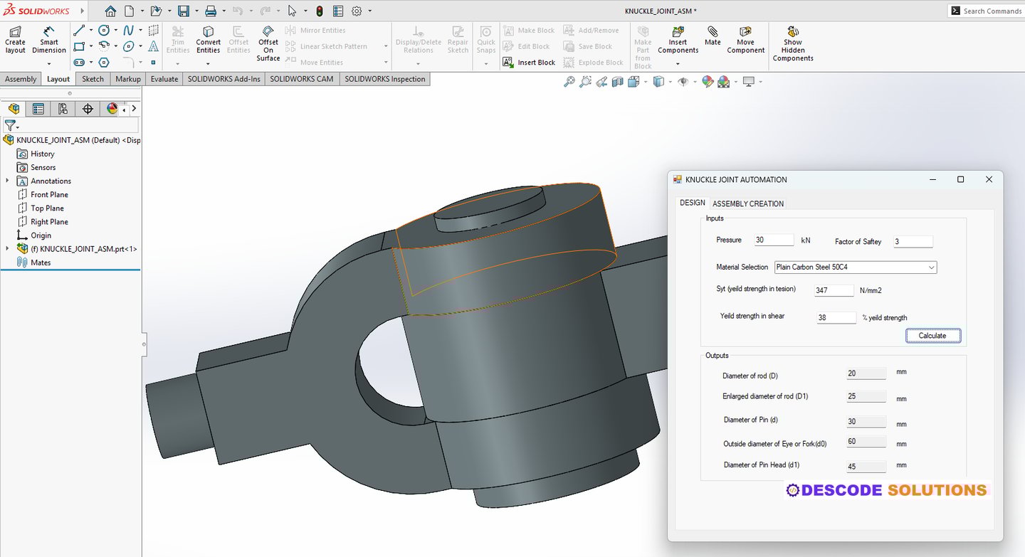 Solidworks Customization - Descode Solutions