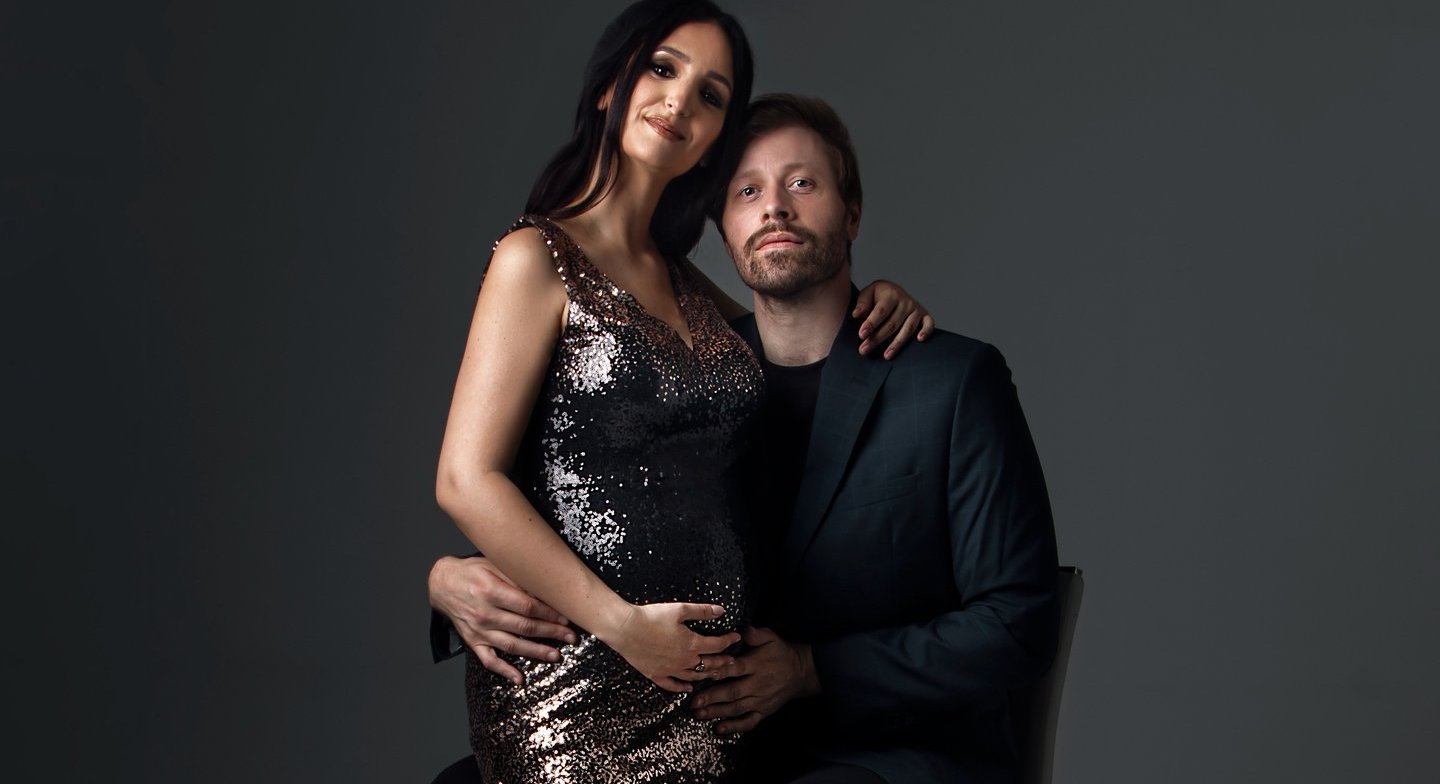 shooting grossesse en studio